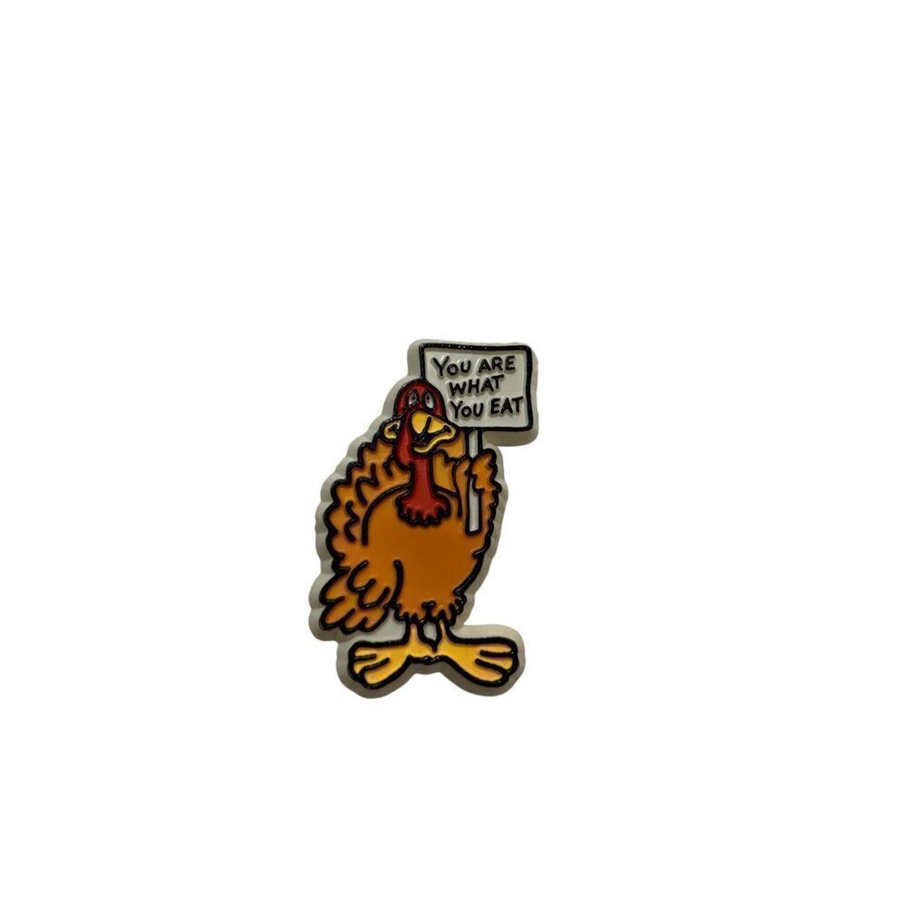 Hallmark Turkey Thanksgiving “You are what you eat” Pin